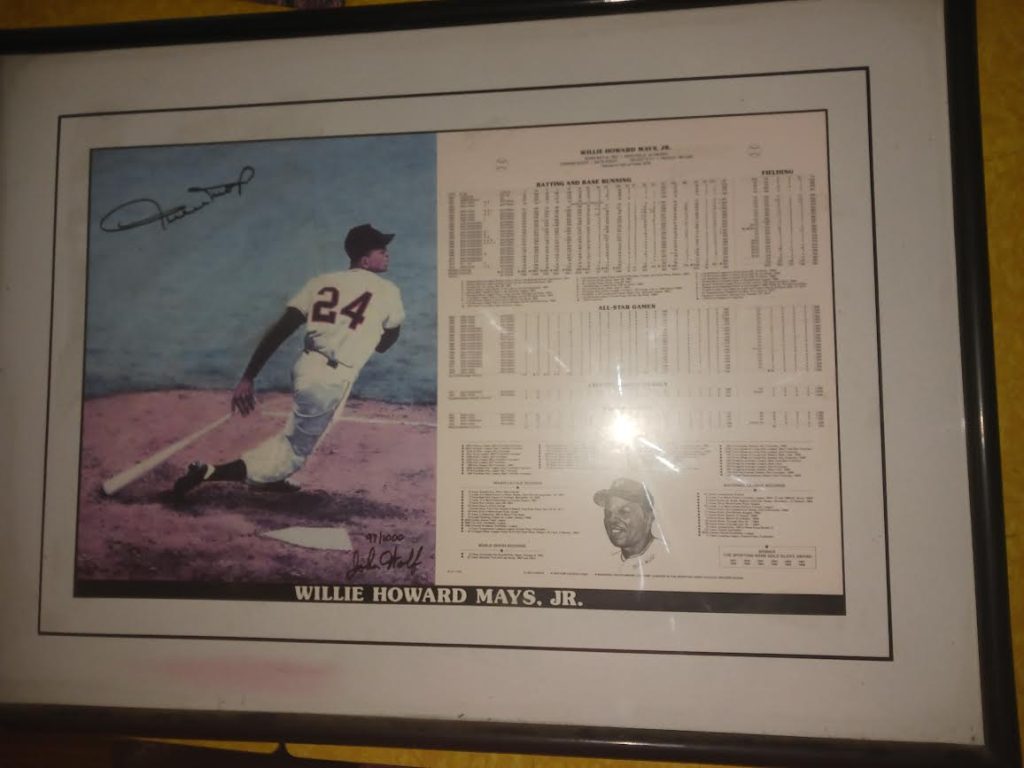 the say hey kid lithograph